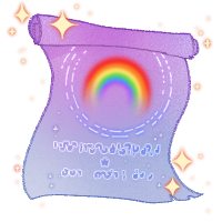 Rainbow Halo Scroll